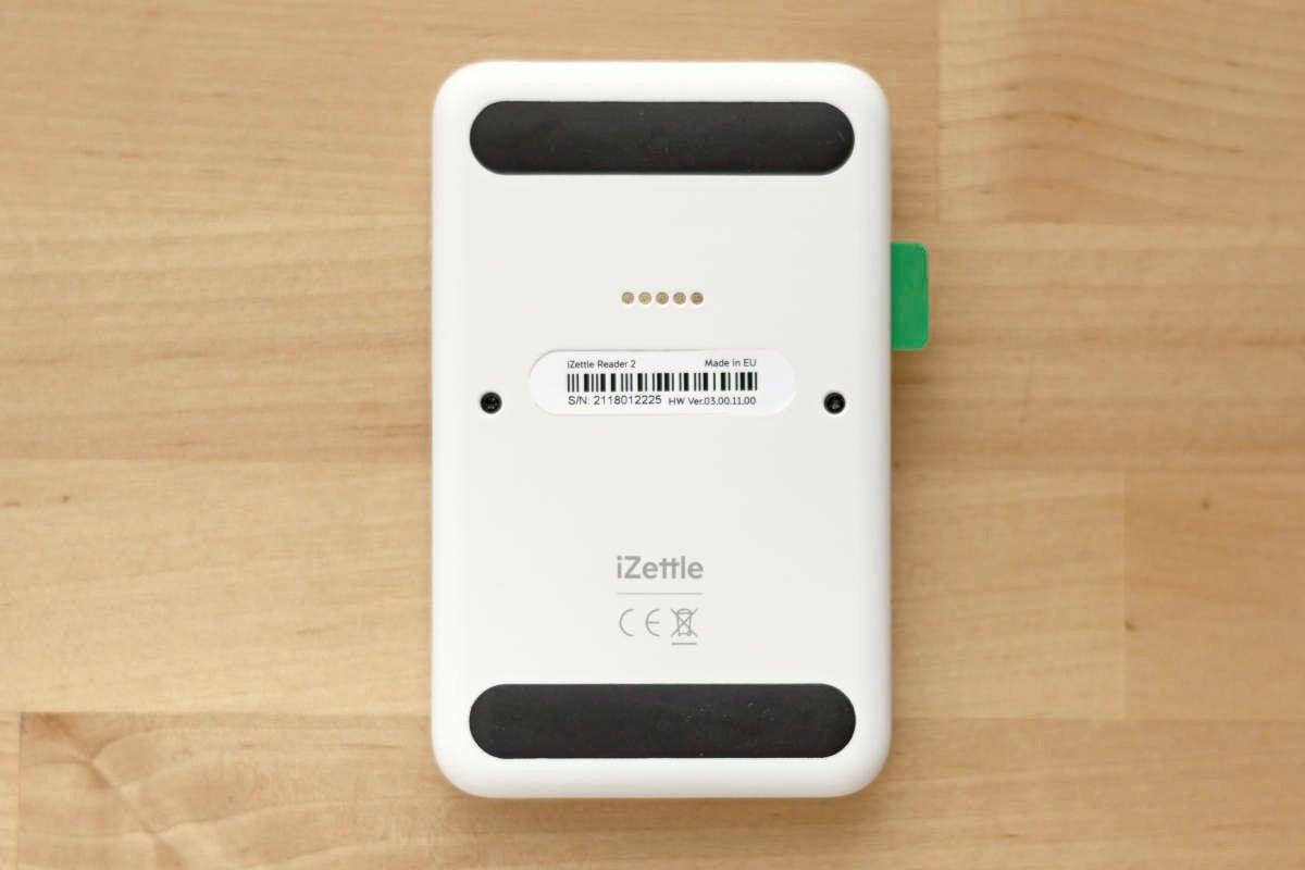 iZettle Reader 2 – bagside