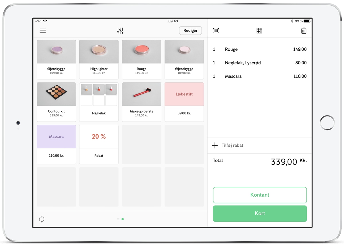 iZettle Go iPad-kasse iZettle Go-app iPad-kasse