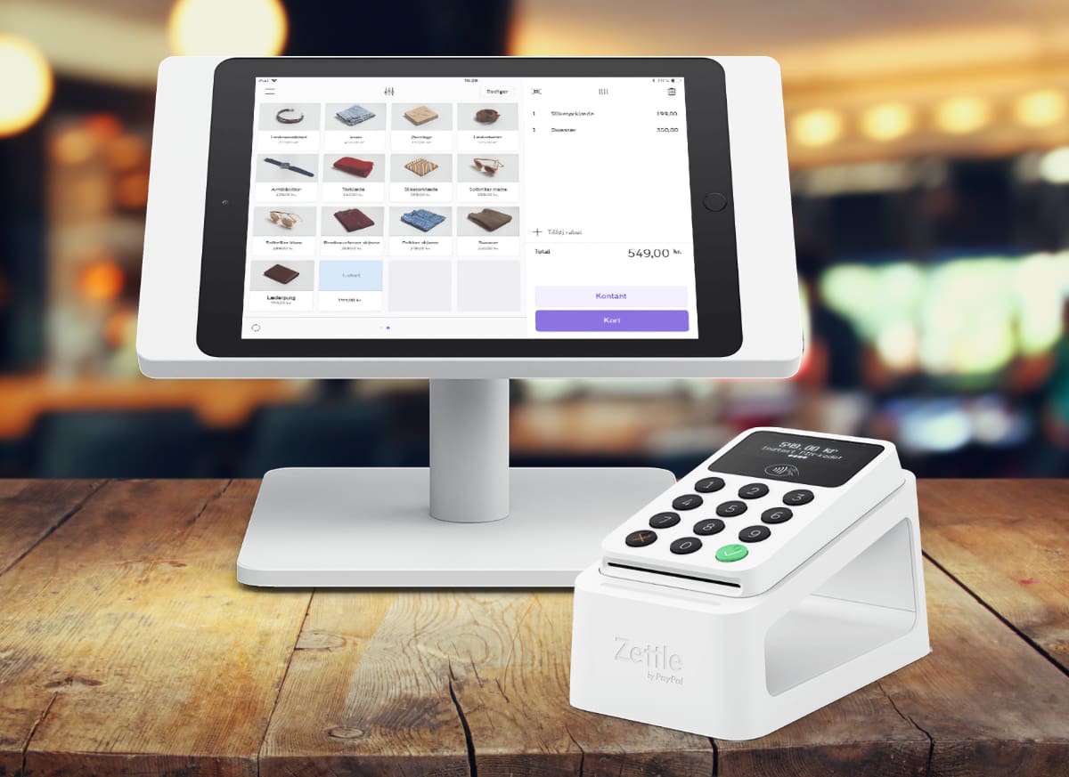 Zettle Reader-kassesystem Zettle Reader app